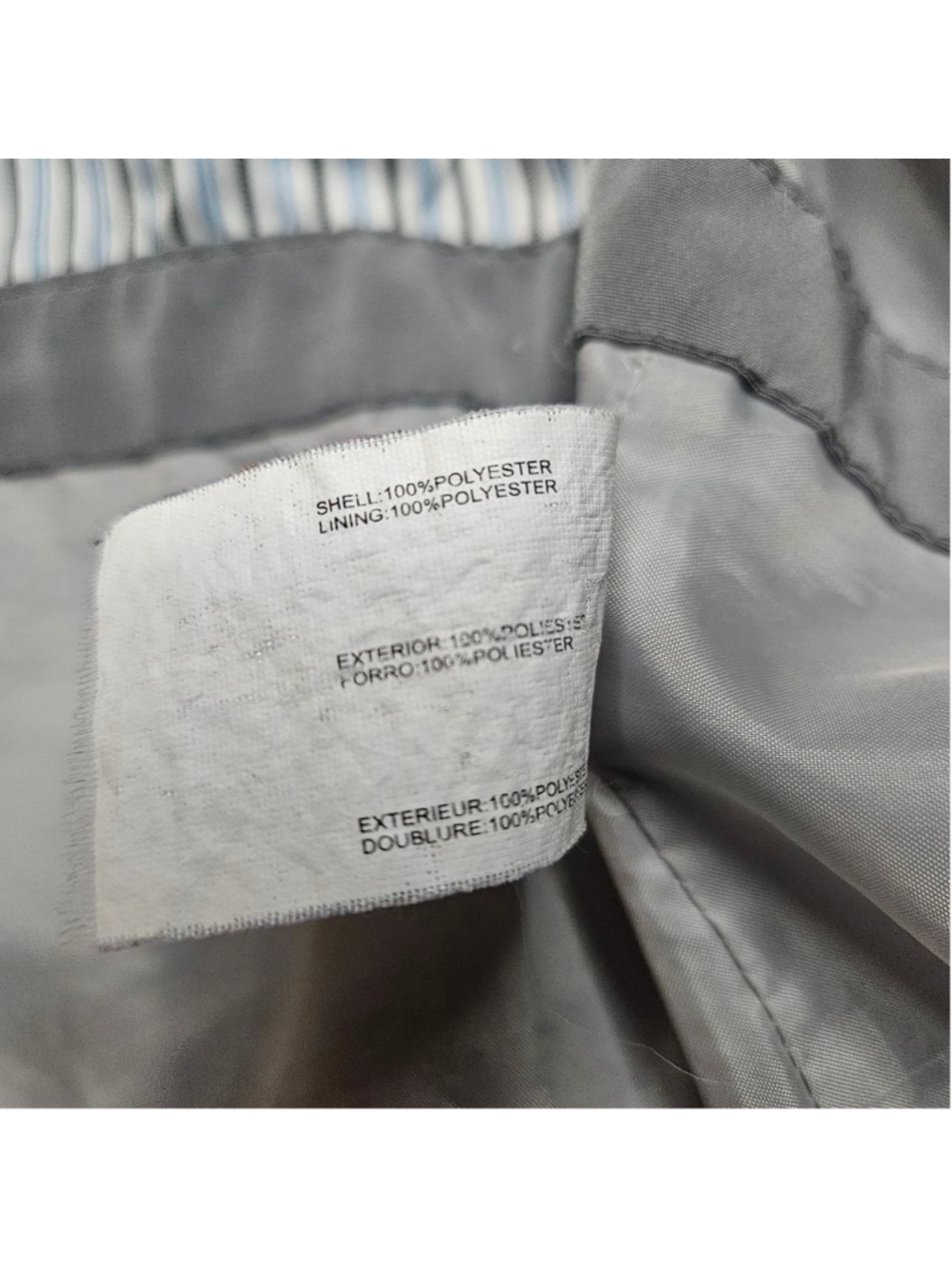 Nautica Medium Gray Wide Sleeve Lightweight Jacket - Picture 6 of 7
